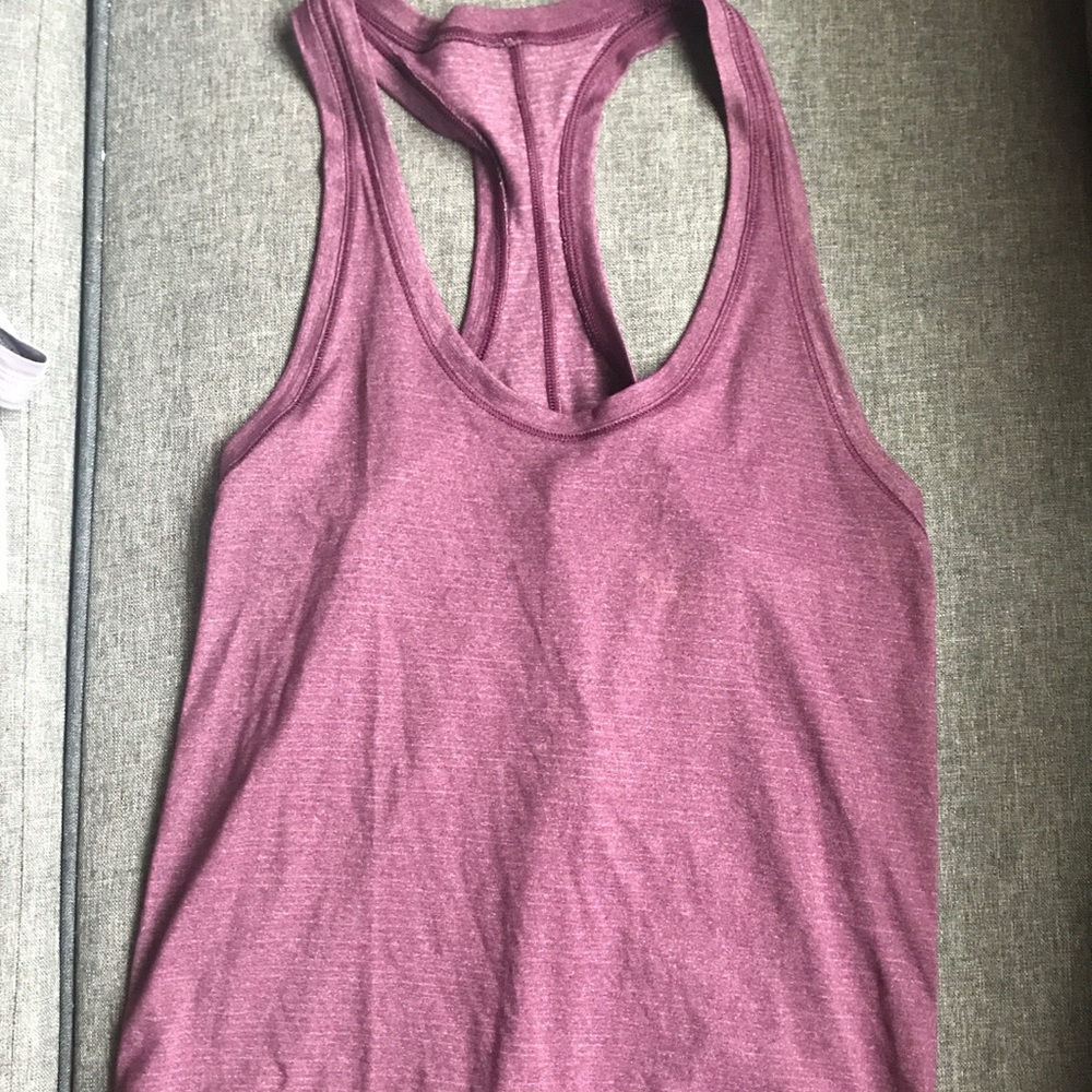 Maroon lululemon tank